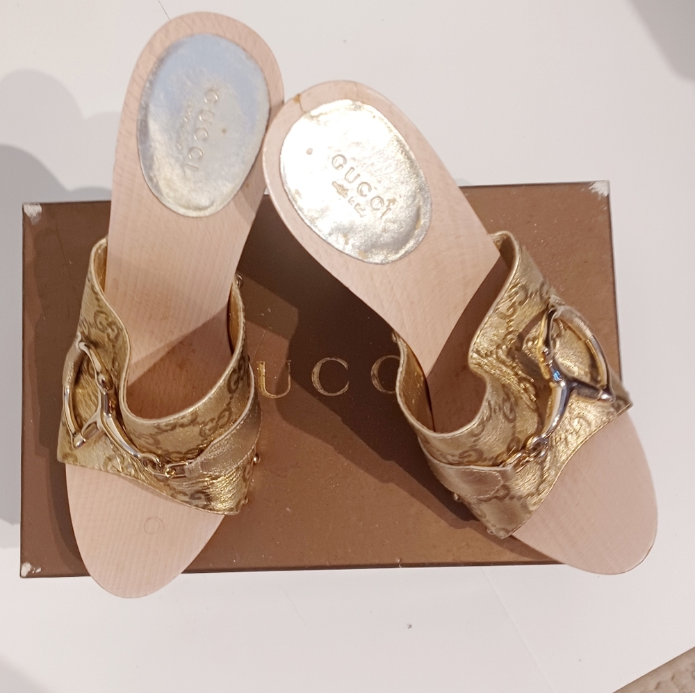 Gucci horsebit clogs